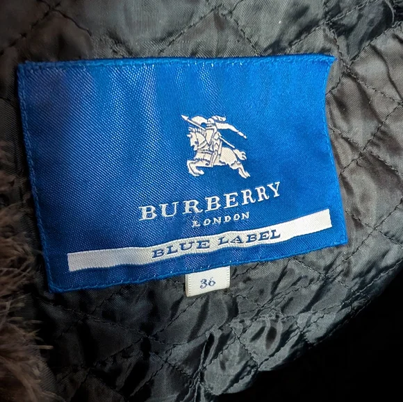 Burberry London Blue Label Jacket Size 36
